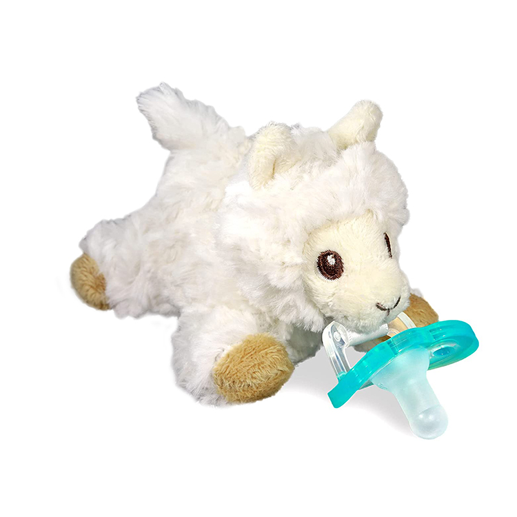 Infant Stuffed Animal Detachable Silicone Pacifier Holder Healthy Pacify Baby Soft Pacifier