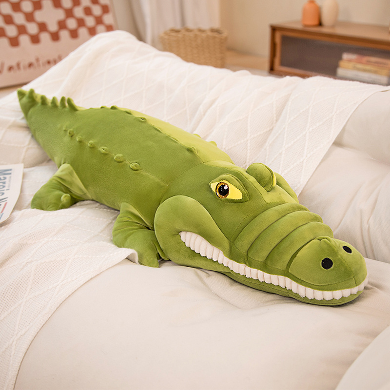 Cute Crocodile Plush Toy Holding Sleeping Doll Pillow Bed Super Soft Large Plush Stuffed Toys