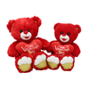Stuffed Animals Sweet Heart Red Soft Happy Valentine's Day Plush Teddy Bear Gifts for Girls