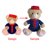 Customized Stuffed Animal Artwork Design Mascot Plush Toys Bull Pull String Custom Plush Anime Doll