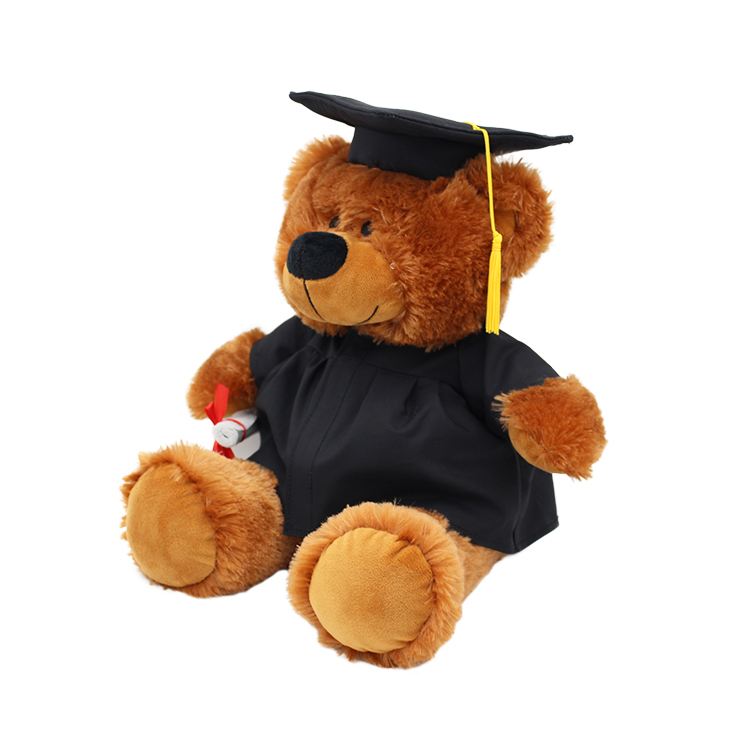 Cute Teddy Bear Plush Gifts Graduation with Graduation Plush Toy