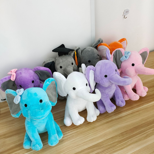 Custom China Supplier Wholesale Cheap Price Stuffed Plush Fashion Plush Toy Stuffed Animals Plush Elephant Toy Pillow