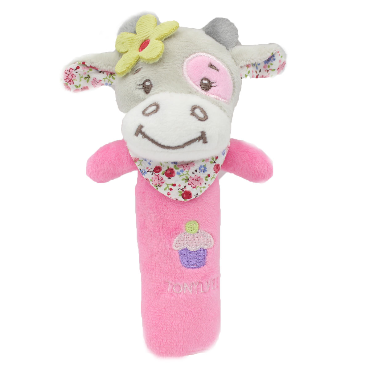 Rattle Stickers Bell Plush Pig Soft Rattle High Quality Organic Plush Toys Baby Rattles