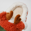 Women Fashion Fuzzy House Indoor Warm Cute Thick Sole Christmas Deer Home Plush Reindeer Slippers