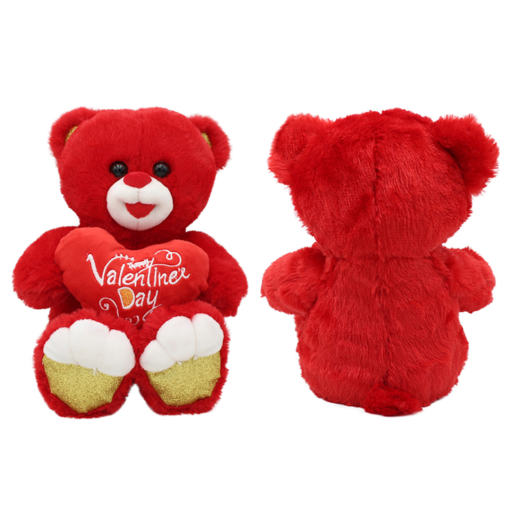 Soft Personalized Valentine Day Teddy Bear with Heart